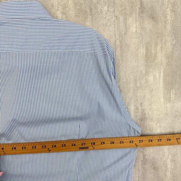 Tod's Made In Italy Shirt Men’s 42/16.5 Plaid Button Up Long Sleeve Designer - Picture 11 of 12